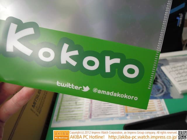Screenshot of the historical @amadakokoro Twitter profile